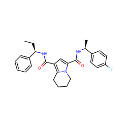 CC[C@@H](NC(=O)c1cc(C(=O)N[C@@H](C)c2ccc(F)cc2)n2c1CCCC2)c1ccccc1 ZINC000146129290