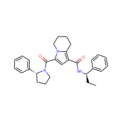 CC[C@@H](NC(=O)c1cc(C(=O)N2CCC[C@@H]2c2ccccc2)n2c1CCCC2)c1ccccc1 ZINC000146111187