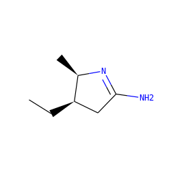 CC[C@@H]1CC(N)=N[C@@H]1C ZINC000028378768