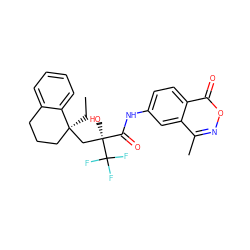 CC[C@]1(C[C@@](O)(C(=O)Nc2ccc3c(=O)onc(C)c3c2)C(F)(F)F)CCCc2ccccc21 ZINC000101050023