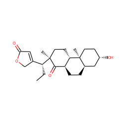 CC[C@H](C1=CC(=O)OC1)[C@@]1(C)CC[C@H]2[C@@H](CC[C@@H]3C[C@@H](O)CC[C@]23C)C1=O ZINC000003928479