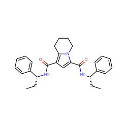 CC[C@H](NC(=O)c1cc(C(=O)N[C@H](CC)c2ccccc2)c2n1CCCC2)c1ccccc1 ZINC000143849151