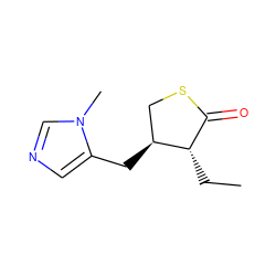 CC[C@H]1C(=O)SC[C@@H]1Cc1cncn1C ZINC000003782141