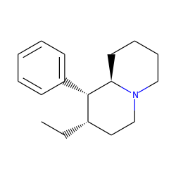 CC[C@H]1CCN2CCCC[C@@H]2[C@H]1c1ccccc1 ZINC000028645492