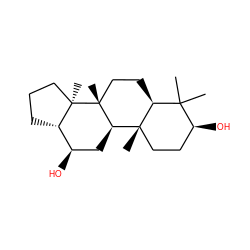 CC1(C)[C@@H](O)CC[C@@]2(C)[C@H]1CC[C@]1(C)[C@@H]2C[C@@H](O)[C@@H]2CCC[C@]21C ZINC001772614492