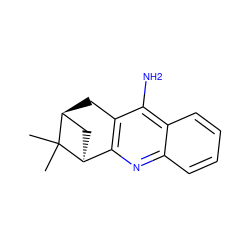 CC1(C)[C@H]2Cc3c(nc4ccccc4c3N)[C@@H]1C2 ZINC000045256480