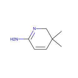 CC1(C)C=CC(N)=NC1 ZINC000003979434