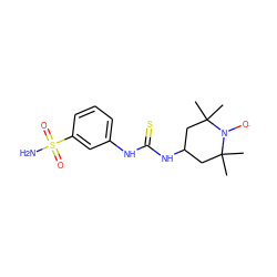 CC1(C)CC(NC(=S)Nc2cccc(S(N)(=O)=O)c2)CC(C)(C)N1[O] ZINC000101137591