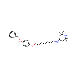 CC1(C)CC(NCCCCCCCOc2ccc(OCc3ccccc3)cc2)CC(C)(C)N1 ZINC000045301790