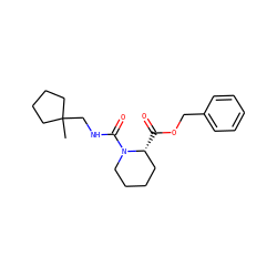 CC1(CNC(=O)N2CCCC[C@H]2C(=O)OCc2ccccc2)CCCC1 ZINC000013755845