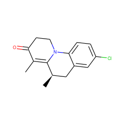 CC1=C2[C@H](C)Cc3cc(Cl)ccc3N2CCC1=O ZINC000013813851