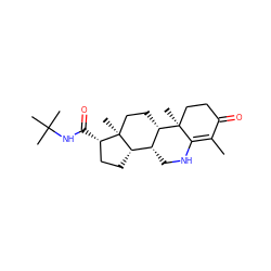 CC1=C2NC[C@@H]3[C@@H]4CC[C@H](C(=O)NC(C)(C)C)[C@@]4(C)CC[C@@H]3[C@@]2(C)CCC1=O ZINC000026396762