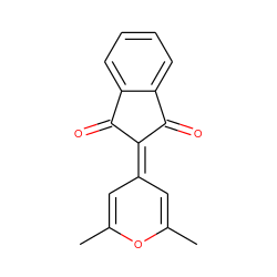 CC1=CC(=C2C(=O)c3ccccc3C2=O)C=C(C)O1 ZINC000001017591