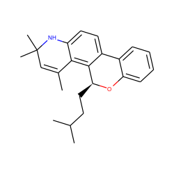 CC1=CC(C)(C)Nc2ccc3c(c21)[C@H](CCC(C)C)Oc1ccccc1-3 ZINC000003831968