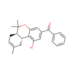 CC1=CC[C@@H]2[C@@H](C1)c1c(O)cc(C(=O)c3ccccc3)cc1OC2(C)C ZINC000013553599