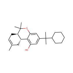 CC1=CC[C@@H]2[C@@H](C1)c1c(O)cc(C(C)(C)C3CCCCC3)cc1OC2(C)C ZINC000013553595