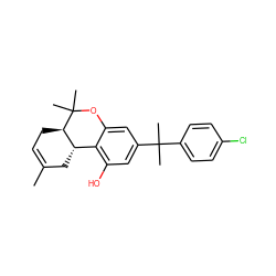 CC1=CC[C@@H]2[C@@H](C1)c1c(O)cc(C(C)(C)c3ccc(Cl)cc3)cc1OC2(C)C ZINC000040892441