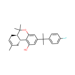 CC1=CC[C@@H]2[C@@H](C1)c1c(O)cc(C(C)(C)c3ccc(F)cc3)cc1OC2(C)C ZINC000040893738