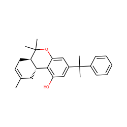 CC1=CC[C@@H]2[C@@H](C1)c1c(O)cc(C(C)(C)c3ccccc3)cc1OC2(C)C ZINC000013553596