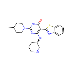 CC1CCN(c2nc(N[C@@H]3CCCNC3)c(-c3nc4ccccc4s3)c(=O)[nH]2)CC1 ZINC001772649417