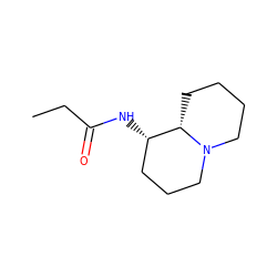 CCC(=O)N[C@H]1CCCN2CCCC[C@@H]12 ZINC000095586769