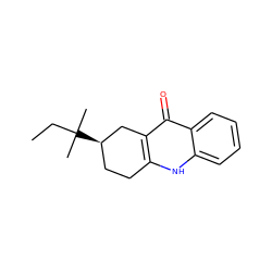 CCC(C)(C)[C@@H]1CCc2[nH]c3ccccc3c(=O)c2C1 ZINC000005916568