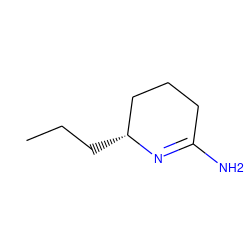 CCC[C@@H]1CCCC(N)=N1 ZINC000013776757