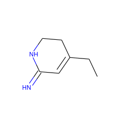 CCC1=CC(=N)NCC1 ZINC000013476776