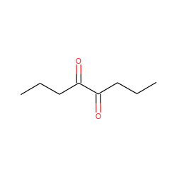 CCCC(=O)C(=O)CCC ZINC000001602517