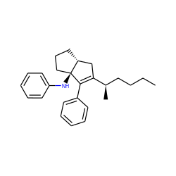 CCCC[C@@H](C)C1=C(c2ccccc2)[C@]2(Nc3ccccc3)CCC[C@@H]2C1 ZINC000014978536