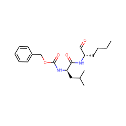 CCCC[C@@H](C=O)NC(=O)[C@@H](CC(C)C)NC(=O)OCc1ccccc1 ZINC000003871836