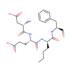 CCCC[C@@H](NC(=O)[C@H](CCC(=O)O)NC(=O)[C@@H](N)CC(=O)O)C(=O)N[C@H](C=O)Cc1ccccc1 ZINC001772641778