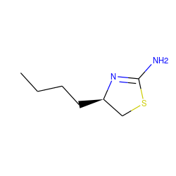 CCCC[C@@H]1CSC(N)=N1 ZINC000028372812