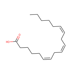 CCCCC/C=C\C/C=C\C/C=C\CCCCC(=O)O ZINC000003777423