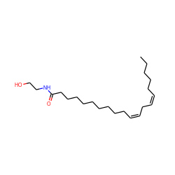 CCCCC/C=C\C/C=C\CCCCCCCCCC(=O)NCCO ZINC000008689959