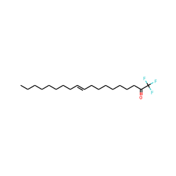 CCCCCCCC/C=C/CCCCCCCC(=O)C(F)(F)F ZINC000034803424