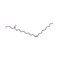CCCCCCCC/C=C\CCCCCCCNC(=O)CCO ZINC000044305861