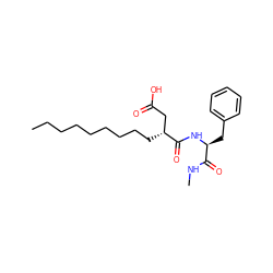 CCCCCCCCC[C@H](CC(=O)O)C(=O)N[C@@H](Cc1ccccc1)C(=O)NC ZINC000034801798