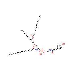 CCCCCCCCCCCCCC(=O)N[C@H](COCC[C@@H](CCCCCCC)OC(=O)CCCCCCCCCCC)CO[P@@](=O)(O)OCCNC(=O)CCc1ccc(O)cc1 ZINC000150567393