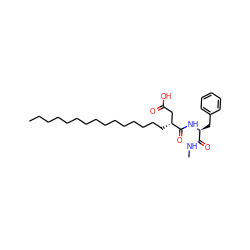 CCCCCCCCCCCCCCC[C@H](CC(=O)O)C(=O)N[C@@H](Cc1ccccc1)C(=O)NC ZINC000034801799