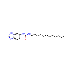 CCCCCCCCCCCCNC(=O)Nc1ccc2nc[nH]c2c1 ZINC000096170083