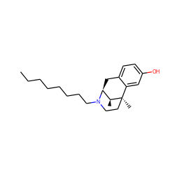 CCCCCCCCN1CC[C@]2(C)c3cc(O)ccc3C[C@H]1[C@@H]2C ZINC000036126875