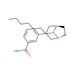 CCCCCCCN1[C@@H]2CC[C@@H]1CC(c1cccc(C(N)=O)c1)C2 ZINC001772573572