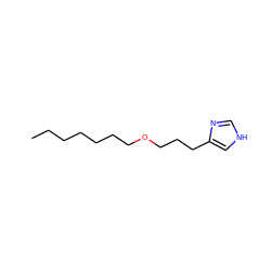 CCCCCCCOCCCc1c[nH]cn1 ZINC000036289073