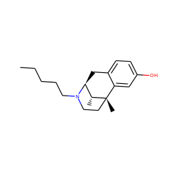 CCCCCN1CC[C@@]2(C)c3cc(O)ccc3C[C@H]1[C@H]2C ZINC000100733194