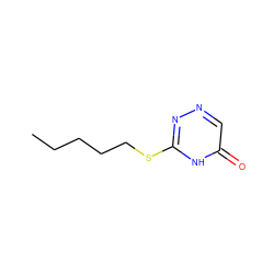 CCCCCSc1nncc(=O)[nH]1 ZINC000018202926