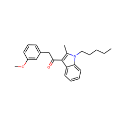 CCCCCn1c(C)c(C(=O)Cc2cccc(OC)c2)c2ccccc21 ZINC000028460348