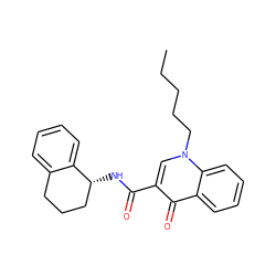 CCCCCn1cc(C(=O)N[C@@H]2CCCc3ccccc32)c(=O)c2ccccc21 ZINC000013678347