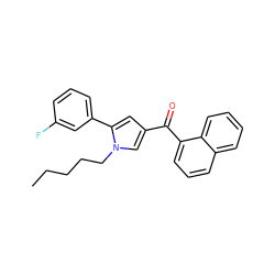 CCCCCn1cc(C(=O)c2cccc3ccccc23)cc1-c1cccc(F)c1 ZINC000036294609