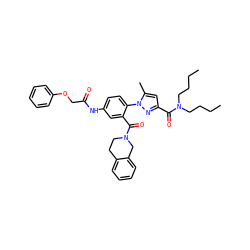 CCCCN(CCCC)C(=O)c1cc(C)n(-c2ccc(NC(=O)COc3ccccc3)cc2C(=O)N2CCc3ccccc3C2)n1 ZINC000044352083